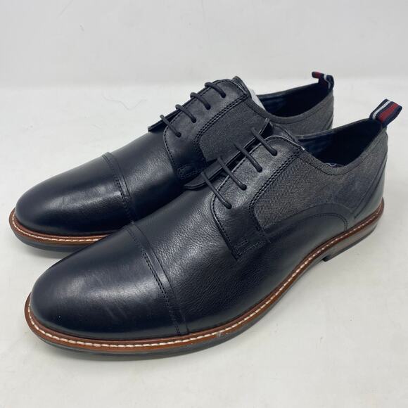 Ben Sherman  Brent Cap Toe Leather Oxford Shoes Mens Size 11 - Picture 1 of 8